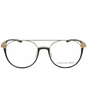 Porsche Design Round-Frame Glasses - Metallic