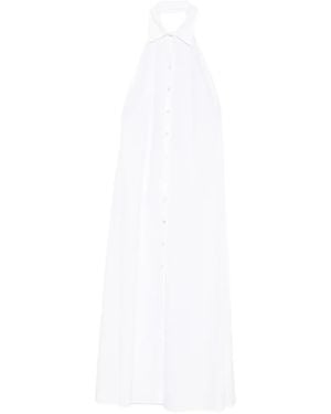 Erika Cavallini Semi Couture Cotton Dress - White