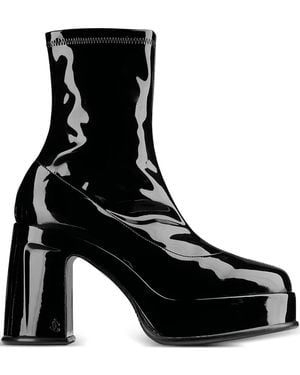 Jimmy Choo Hadi プラットフォーム アンクルブーツ 100Mm - ブラック