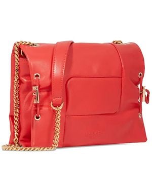 Lancel Billie Flap Chain Cross Body Bag - Red