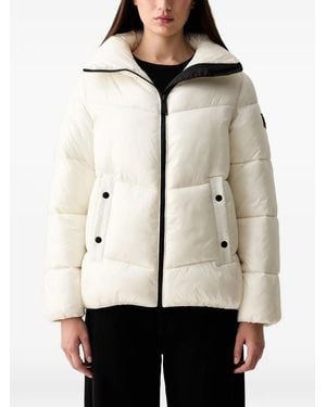 DKNY Plumífero Con Cuello Alto - Neutro