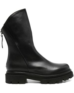 Thea Mika Zip-Detail Boots - Black