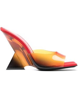 The Attico 105Mm Cheope Sandals - Orange