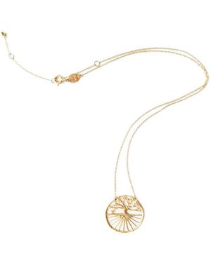 TinyOm Big Tree Of Life Diamond Necklace - Metallic