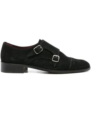 SOMMET Double Monk-Strap Shoes - Black