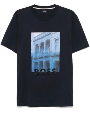 BOSS フォトプリント Tシャツ - ブラック