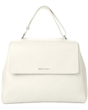 Orciani Sveva Pebbled Tote Bag - Natural