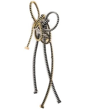 Jean Paul Gaultier Pendientes Con Colgante Con Acabado Pulido - Blanco
