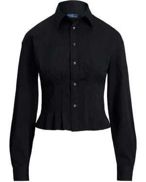 Polo Ralph Lauren Camicia Plissettata - Blu
