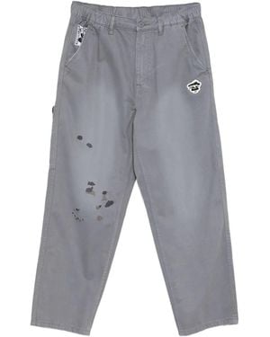 Aape By A Bathing Ape Hose Mit Logo-Patch - Grau