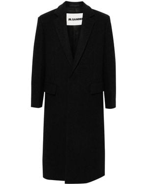 Jil Sander Wool Coat - Black