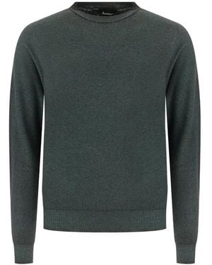 AROVESCIO Crew-Neck Jumper - Green
