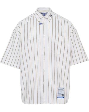 Maison Mihara Yasuhiro Striped Shirt - White