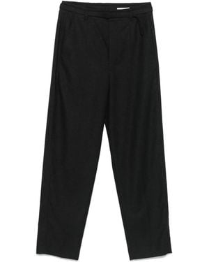 Lemaire Belted Pleated Trousers - Black