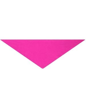 Le Bonnet Knitted Triangle Scarf - Pink