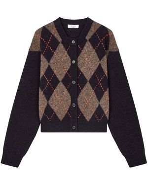 Studio Tomboy X Cardigan A Rombi - Nero