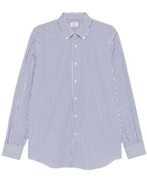 Mazzarelli Gestreiftes Hemd - Lila