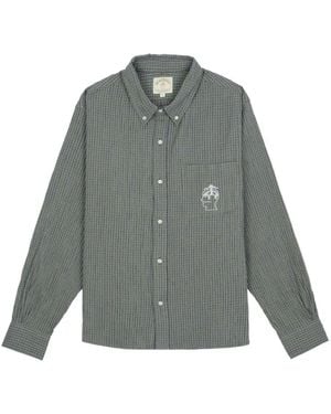 Brooks Brothers X Brain Dead Checked Shirt - Grey