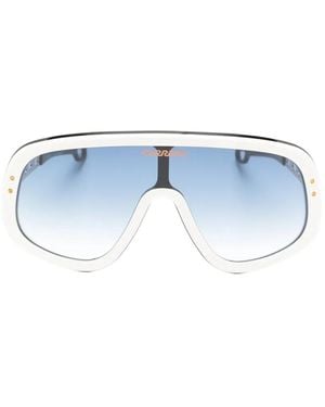 Carrera Flaglab17 Geometric-Frame Sunglasses - Blue