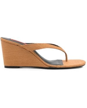 Simon Miller Soleil Wedge-Heel Sandals - Natural