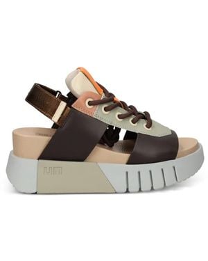 United Nude Sandales Delta Sporty Ii À Plateforme - Brown