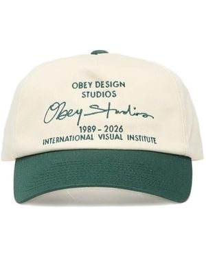Obey Design Studios Panel Cap - Green