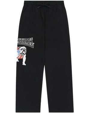 Pleasures Bulldog Cotton Sweatpants - Black