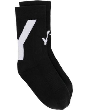 Y-3 ロゴ 靴下 - ブラック