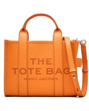 Marc Jacobs The Leather Small Tote Bag - Orange
