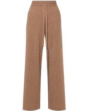 P.A.R.O.S.H. Lime Wool Trousers - Brown