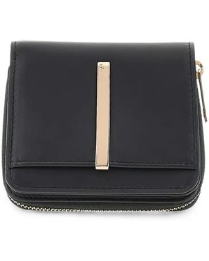 Tod's Logo-Plaque Zip-Around Wallet - Black