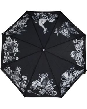 Moschino グラフィック 傘 - ブラック