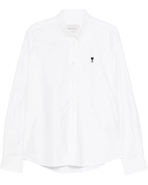 Ami Paris Ami De Coeur Shirt - White