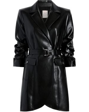 Cinq À Sept Mini-Jurk Met Ceintuur - Zwart