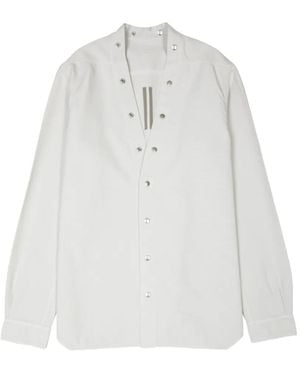 Rick Owens Larry Long-Sleeve Shirt - White