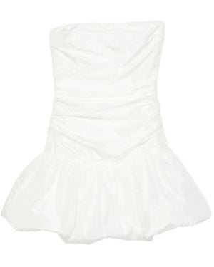 ROTATE BIRGER CHRISTENSEN Taffeta Balloon Mini Dress - White