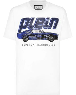 Philipp Plein Cars Racing T-Shirt - Blue