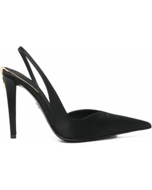 Giuseppe Zanotti Crystal-Embellished Slingback Pumps - Black