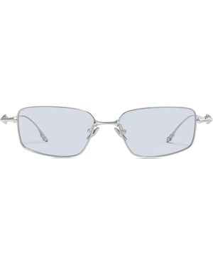 Gentle Monster Atomic 02B Rectangle-Frame Sunglasses - Metallic