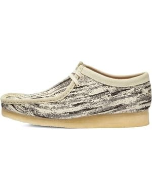Clarks Mocassini Wallabee - Bianco