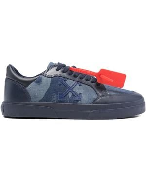 Off-White c/o Virgil Abloh Sneakers Met Logopatch - Blauw