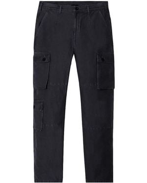 John Elliott Side Cargo-Pocket Detail Trousers - Blue