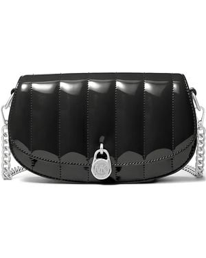 Michael Kors Small Mila Cross Body Bag - Black