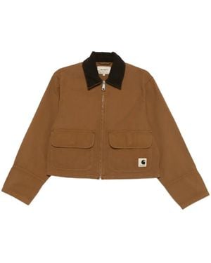 Carhartt Pocket Cropped Jacket - Brown