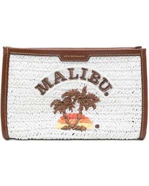 Anya Hindmarch Malibu Clutch Bag - White