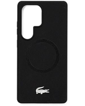 Lacoste Logo-Plaque Phone Case - Black