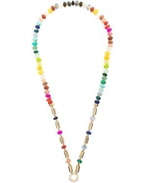Harwell Godfrey Collier Baht And Bead Fond De Teint En 18Ct À Pierres Variées - Métallisé