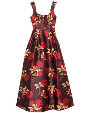 Rebecca Vallance Melora Floral-Print Maxi Dress - Red