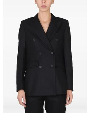 Remain Double-Breasted Blazer - Black