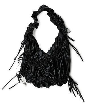 OperaSPORT Clariesse Drawstring Shoulder Bag - Black